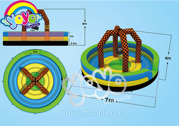 Suspended Tire Inflatable Turntable Sport Game YY-NSP2122