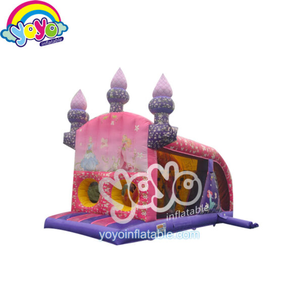 Pink Princess Castle Inflatable Obstacle Course YY-OB14003