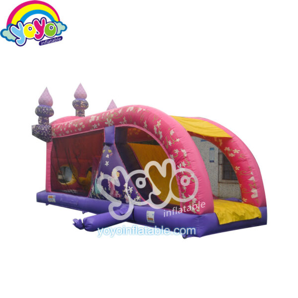 Pink Princess Castle Inflatable Obstacle Course YY-OB14003