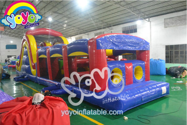 50ft Red Blue Yellow Competitive Obstacle Course YY-OB15013