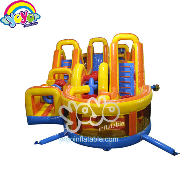 Yellow Orange 3 Piece Inflatable Obstacle Course YY-OB18002