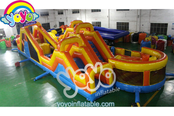 Yellow Orange 3 Piece Inflatable Obstacle Course YY-OB18002