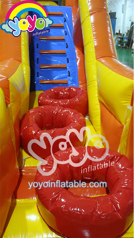 Yellow Orange 3 Piece Inflatable Obstacle Course YY-OB18002