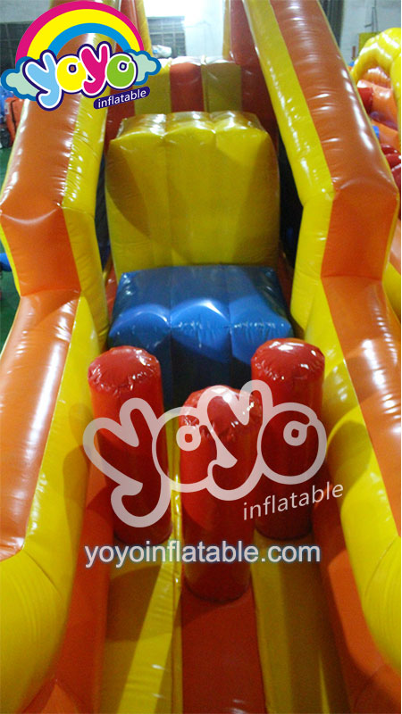 Yellow Orange 3 Piece Inflatable Obstacle Course YY-OB18002