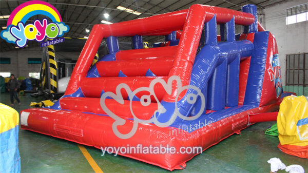 Red and Blur Roller Inflatable Obstacle Course YY-OB18005