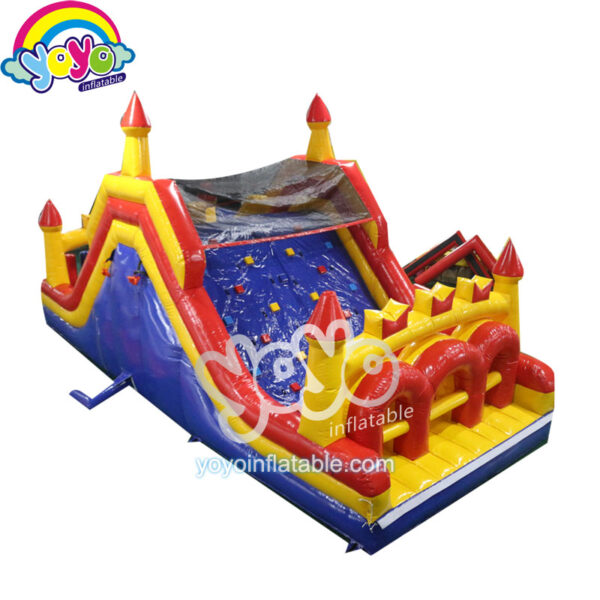 Castle Triple Lanes Inflatable Obstacle Course YY-OB19002