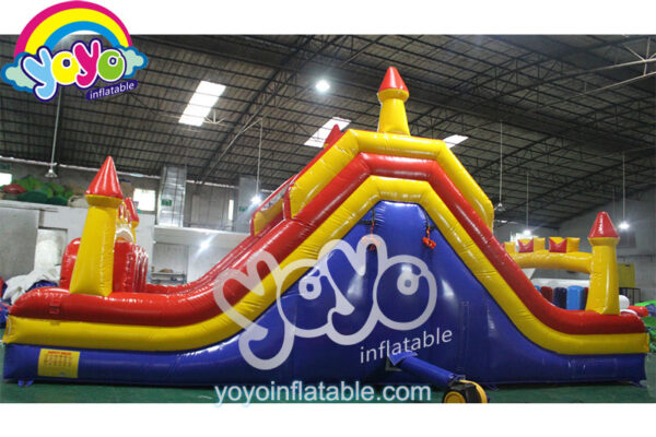 Castle Triple Lanes Inflatable Obstacle Course YY-OB19002