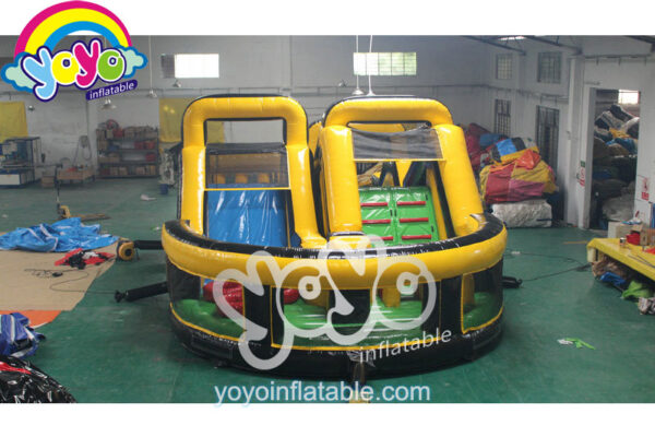 42ft Yellow Black Big U-shaped Obstacle Course YY-OB19005