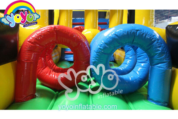 42ft Yellow Black Big U-shaped Obstacle Course YY-OB19005