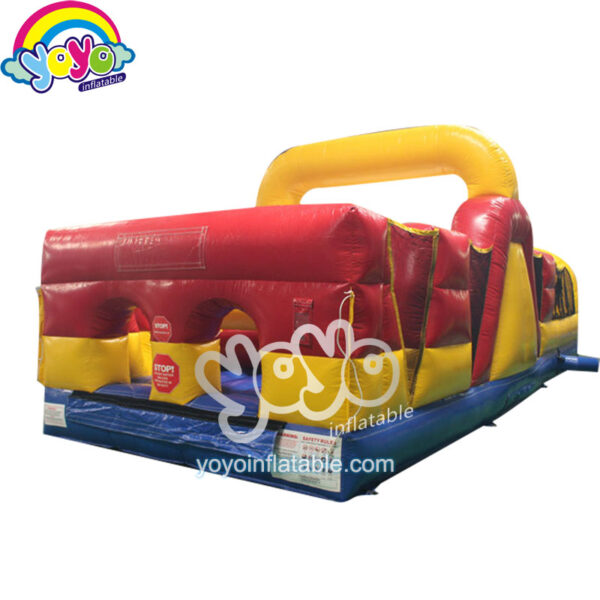 Red and Yellow 30ft Inflatable Obstacle Course YY-OB19006