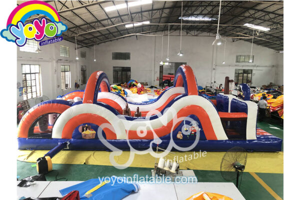 33ft Pirate Theme Inflatable Obstacle Course YY-OB19011