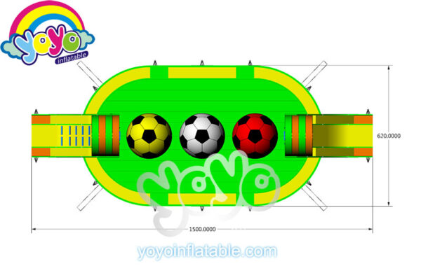 Football Leads and Bounds Inflatable Sport Game YY-SP2125