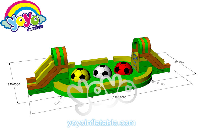 Football Leads and Bounds Inflatable Sport Game YY-SP2125