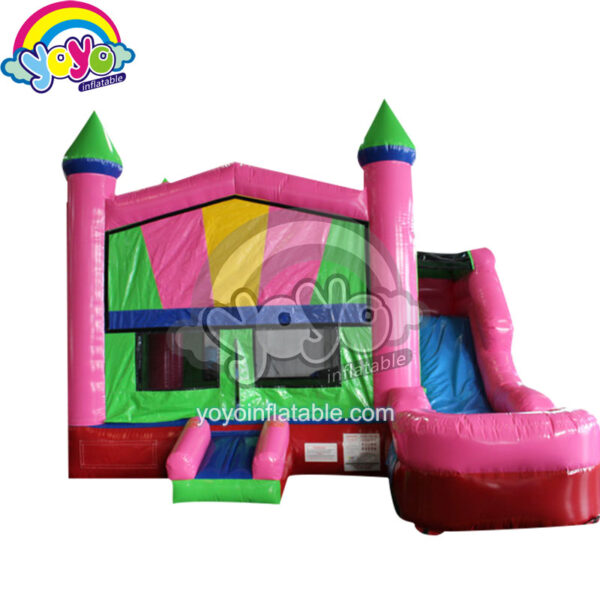 20ft Pink and Green Inflatable Castle Wet Combo YY-WCO15105