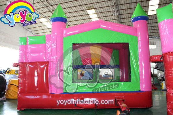 20ft Pink and Green Inflatable Castle Wet Combo YY-WCO15105