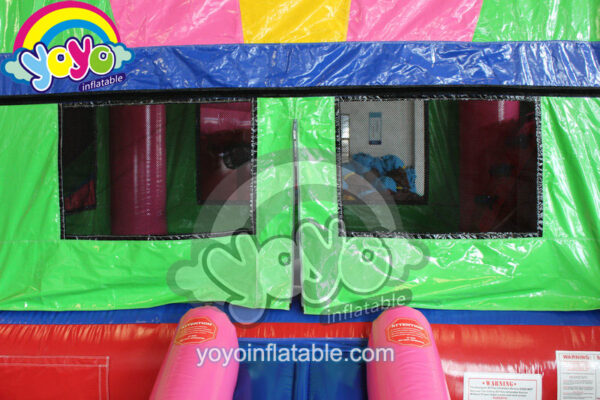 20ft Pink and Green Inflatable Castle Wet Combo YY-WCO15105