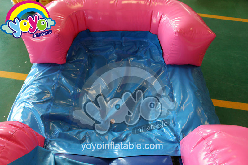 20ft Pink and Green Inflatable Castle Wet Combo YY-WCO15105