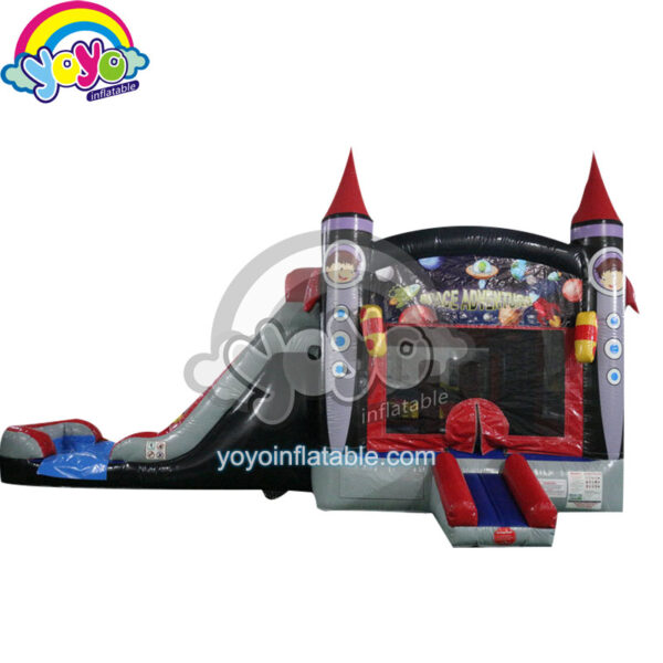28ft Space Rocket Inflatable Castle Wet/Dry Combo YY-WCO16015