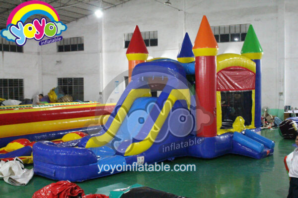 5-In-1 Rainbow Castle Inflatable Wet/Dry Combo YY-WCO16023