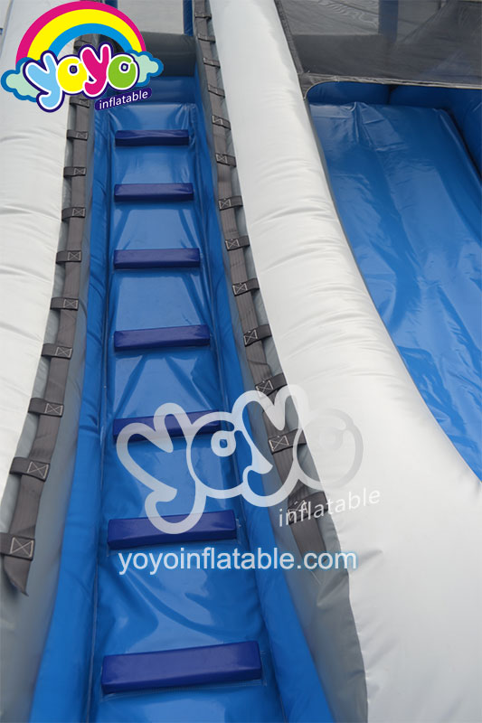 15ft H Blue White Grey Inflatable Water Slide YY-WSL140014