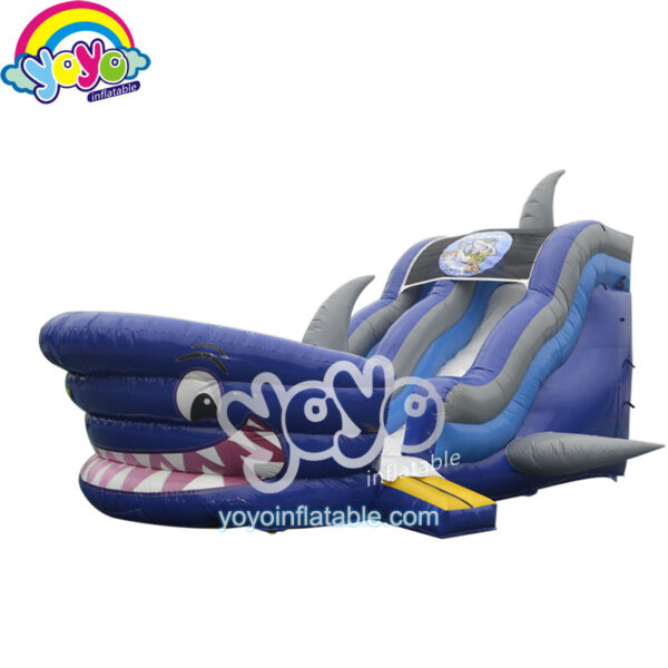 18ft Tall Gray Shark Inflatable Water Slide for Kids YY-WSL14003