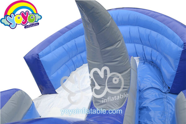 18ft Tall Gray Shark Inflatable Water Slide for Kids YY-WSL14003