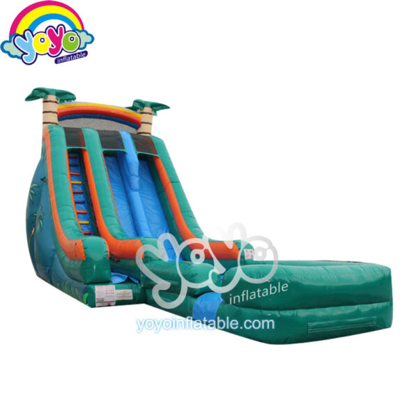 22ft H Dual Plam Tree Inflatable Water Slide YY-WSL140041