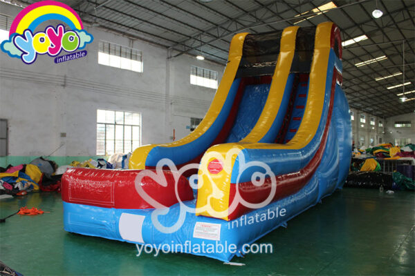 18ft H Yellow Blue Red Inflatable Water Slide YY-WSL16002