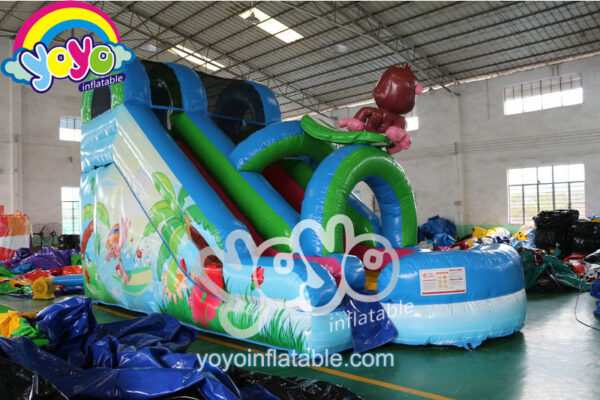 15ft H Monkey Surfing Inflatable Water Slide YY-WSL16008
