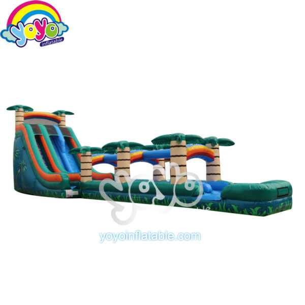 22ft H Tropical Trees Inflatable Slip and Slide YY-WSL16018