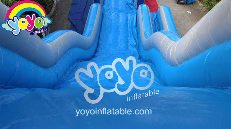 28ft H Blue Inflatable Single Water Slip N Slide YY-WSL16052