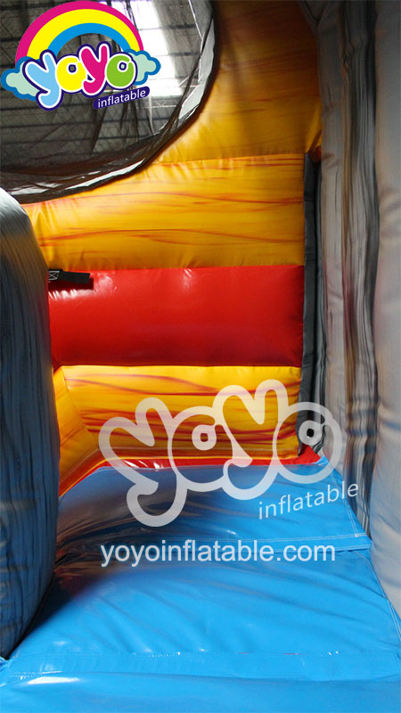 18ft H Yellow Orange Gray Inflatable Water Slide YY-WSL19002