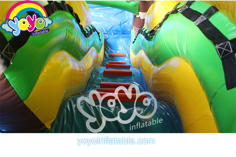 21ft H Dual Lane Jungle Inflatable Water Slide YY-WSL19005
