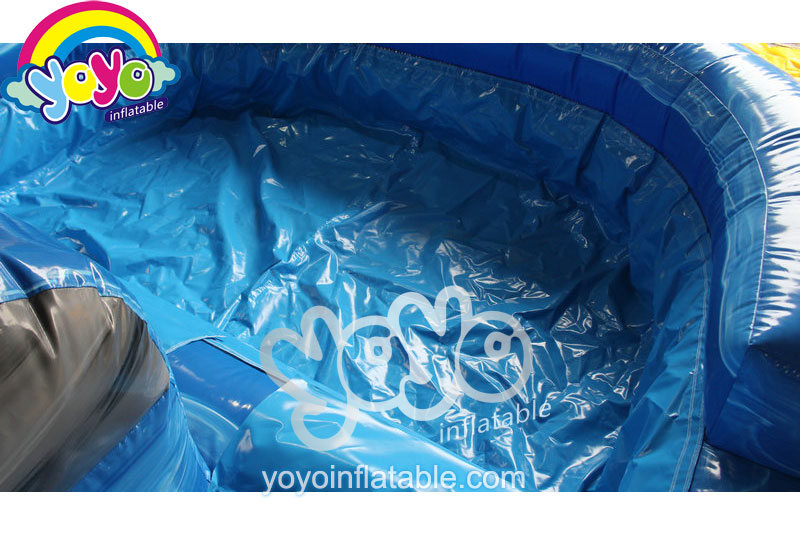 23' H Grey Marble Dual Inflatable Water Slide YY-WSL19010