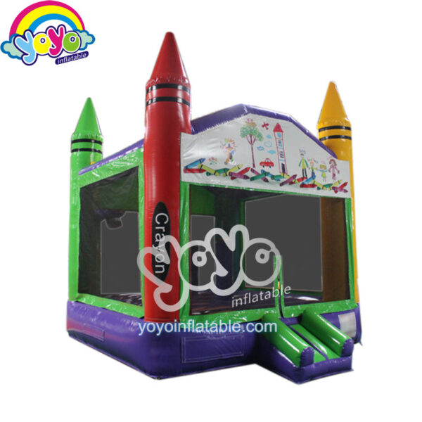 Commercial Bounce House Crayon Jumping Castle YBO-19004 (1)