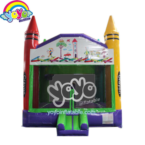 Commercial Bounce House Crayon Jumping Castle YBO-19004 (2)
