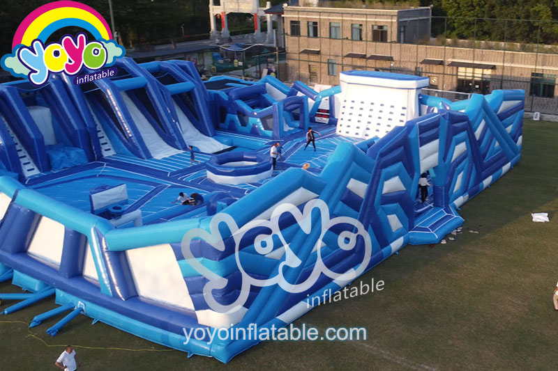What does inflatable theme park manufacturer Yoyo offer to all its customers?