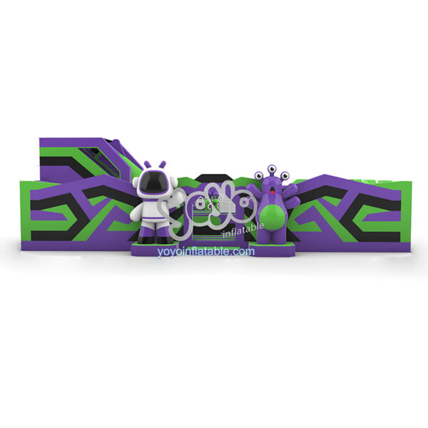 Black Green Purple Space Theme Inflatable Park YY-BP230604-A (4)