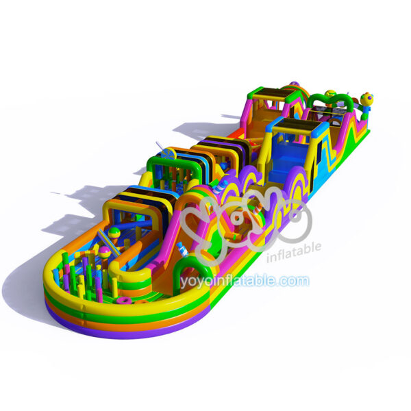 Candy Adventure Inflatable 5K Obstacle Course YY-OB230831 (2)