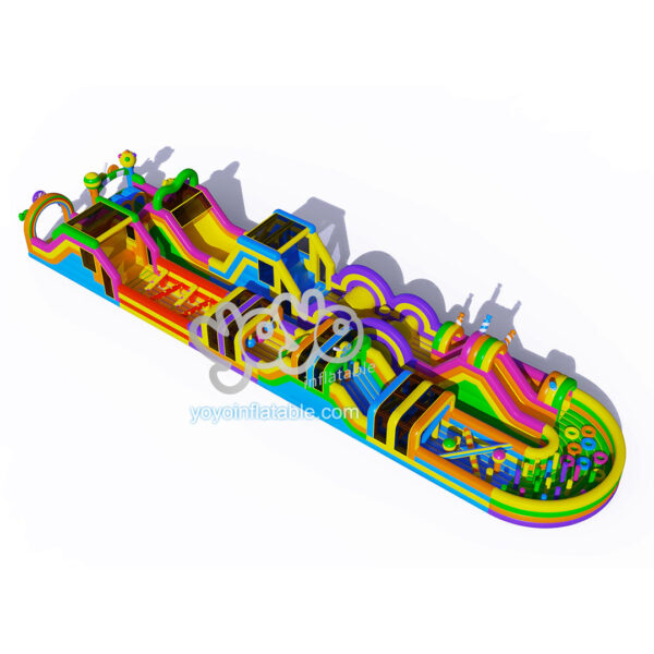 Candy Adventure Inflatable 5K Obstacle Course YY-OB230831 (5)