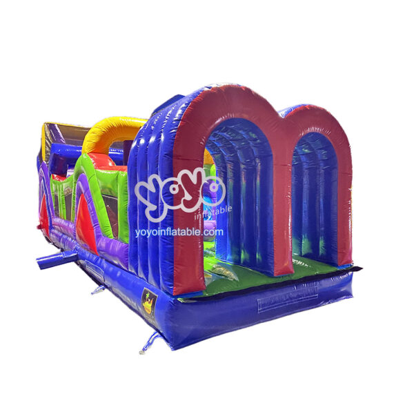 Dual Lane Inflatable Obstacle Course YY-OB230710 (2)