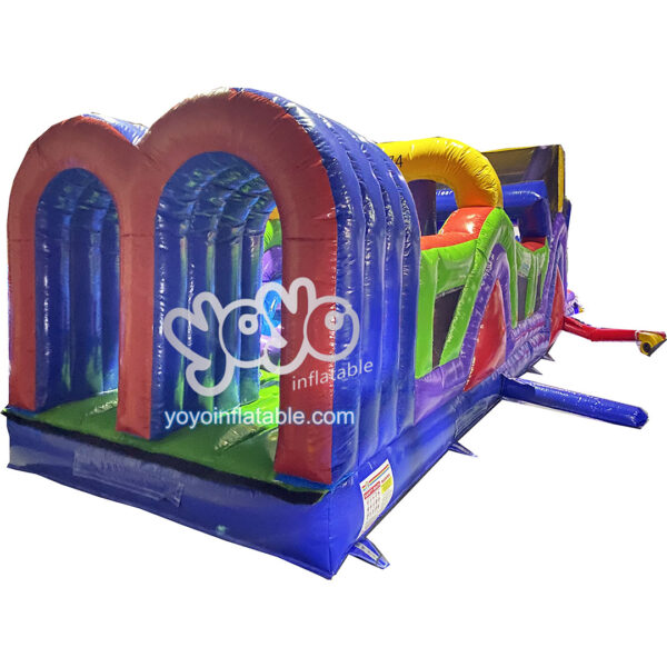Dual Lane Inflatable Obstacle Course YY-OB230710 (3)