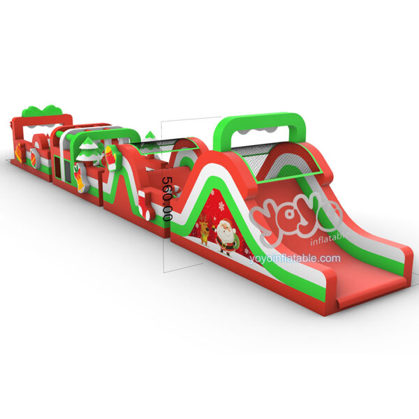 Run Forward Inflatable Christmas Obstacle Course YY-OB230432 (2)