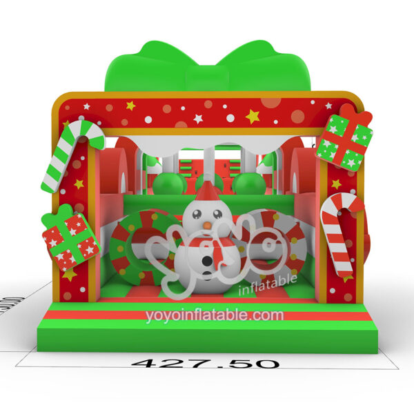 Run Forward Inflatable Christmas Obstacle Course YY-OB230432 (3)