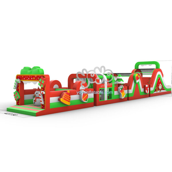 Run Forward Inflatable Christmas Obstacle Course YY-OB230432 (4)