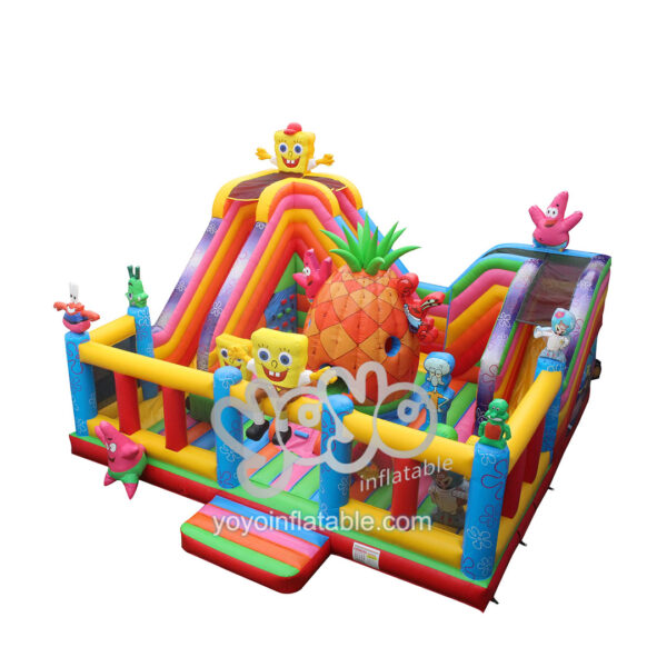 Swinging SpongeBob SquarePants Inflatable Amusement Park YY-AP230523 (1)