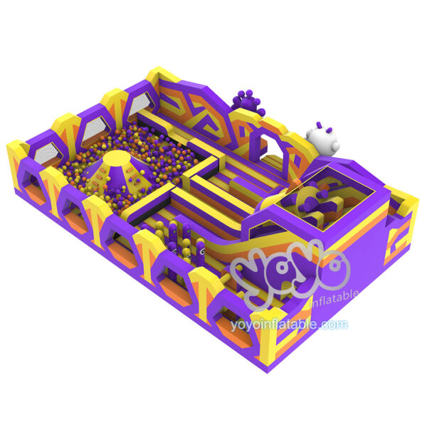 Yellow Orange Purple Space Theme Inflatable Park YY-BP230604-B (2)