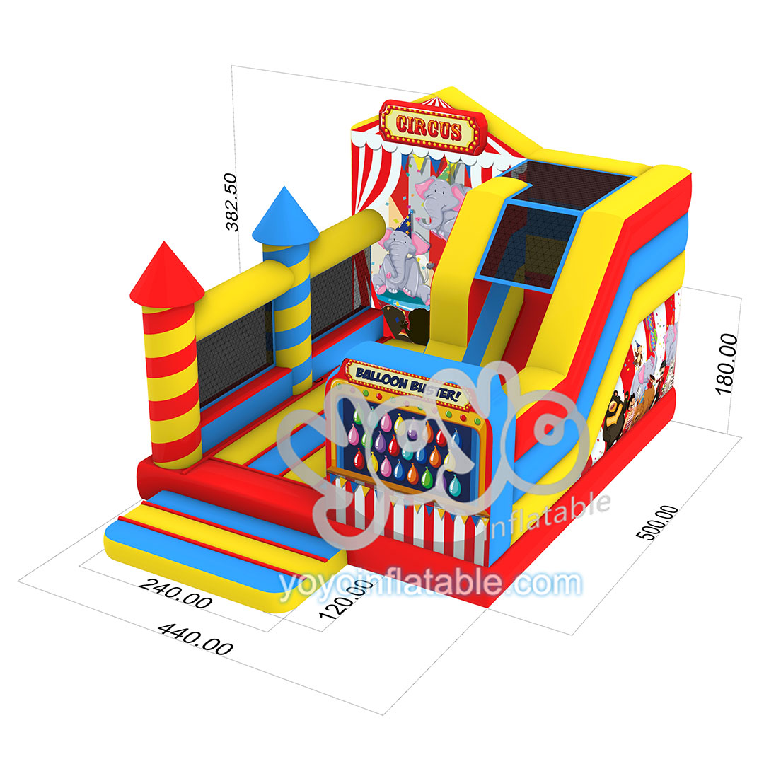 Circus Inflatable Bouncer Combo YY-CO230823 6