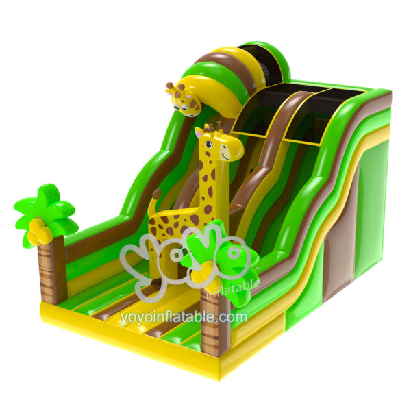 Giraffe Palm Tree Inflatable SlideYY-SL230956 1