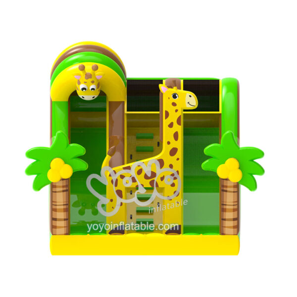 Giraffe Palm Tree Inflatable SlideYY-SL230956 4